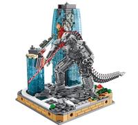 Godzill Action Figure Building Blocks Set, 375PCS Creative Movie Animal Model Toys, STEM The New Empire Constructions Building Bricks Kit, Ideas Gifts for Adults Kids