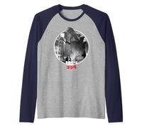 Godzilla 1954 Icons of Toho Raglan Baseball Tee