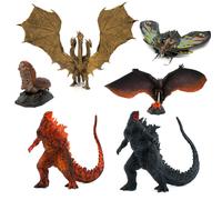 Godzilla 6pcs Pack King of Monsters 5" Toy Model Set Gift Ghidorah Mothra Rodan
