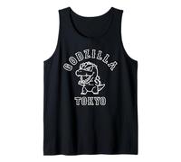 Godzilla Chibi Varsity Mascot Style Monster Classic Kaiju Tank Top