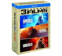 Godzilla + Godzilla : Roi des Monstres + Kong : Skull Island [Blu-Ray]