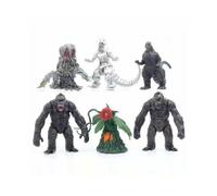 Godzilla Gojira 2021 Movie Monster Godzilla vs. King Kong 6 Pcs Action Figures