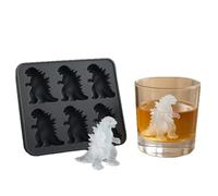 Godzilla Ice Cube Mold - Silicone Dinosaur Ice Cube Tray for Cocktails & Whiskey, Flexible Ice Ball Maker with Unique Design for Themed Parties, Fun & Easy Release (14.5x12.5x2 cm)