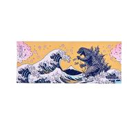 Godzilla Japanese Hand Towel JapaneseThirty-six Views of Mt. Fuji Cherry Blossom Hokusai