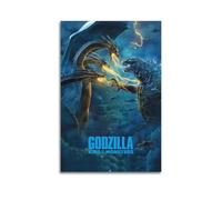 Godzilla King of The Monsters Poster Wall Art Aesthetic Cover Poster Design Painting for Living Room Bed Room 16x24inch(40x60cm) Unframe-style