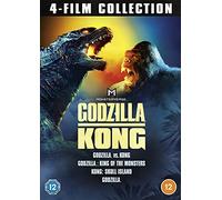 Godzilla & Kong 4-Film Collection [DVD] [2021]