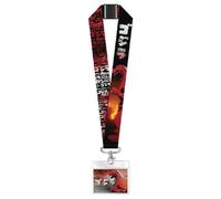 Godzilla Lanyard Red & Black w/Deluxe Card Holder New 75002