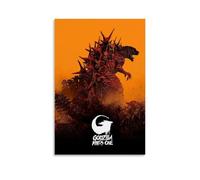 Godzilla Minus One Anti Splash Art Posters Living Room And Bedroom Hanging Paintings Suitable for Multiple Scenarios No Need for Punching Easy to Install Suitable for Gifts And Personal UseUnframe-sty