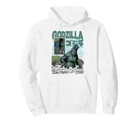 Godzilla Ocean Scene Comic Book Illustration Movie Monster Pullover Hoodie