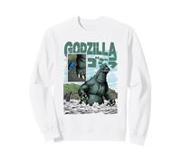 Godzilla Ocean Scene Comic Book Illustration Movie Monster Sweatshirt