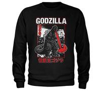 Godzilla Officially Licensed Atomic Breath Sweatshirt (Black), X-Large