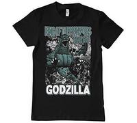 Godzilla Officially Licensed Since 1954 Big & Tall Mens T-Shirt (Black), XXXX-Large
