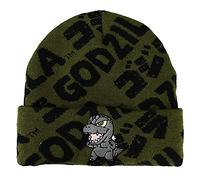 Godzilla Olive and Black Logo AOP Magic Jacquard Embroidered Beanie