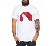 Godzilla Roar Gojira Godzilla Japan Nippon Kaiju Kanji Tokyo Men's T-Shirt, Colour:Weiss;Größe2:Small White