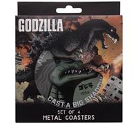 Godzilla Set of 4 Printed Coasters by Fanattik
