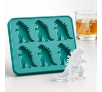 Godzilla Shaped Silicone Ice Cube Tray 6 Cavity Fun Monster Ice Mold for Whiskey Cocktails Coffee Drinks