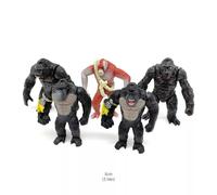 Godzilla vs. Kong 2 Figure Toys 5pc/Set Skar King Kingkong PVC Model Toy Gift