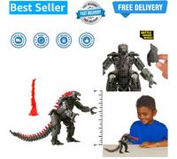 Monsterverse Godzilla vs Kong 6 Inch Collectable MechaGodzilla Articulated Plastic Action Figure Toy with Battle Feature Reveal and Proton Scream Accessory, Suitable for Ages 4 Years+, Multicoloured