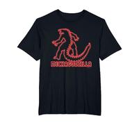 Godzilla vs Kong - Mechagodzilla Neon T-Shirt, Men's Big and Tall, Black, 4X Tall