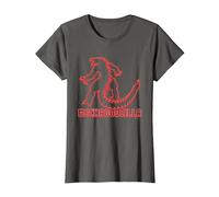 Godzilla vs Kong - Mechagodzilla Neon T-Shirt, Women, Asphalt Grey, 3X-Large