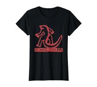 Godzilla vs Kong - Mechagodzilla Neon T-Shirt, Women, Black, X-Large