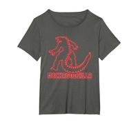 Godzilla vs Kong - Mechagodzilla Neon T-Shirt, Women's Plus, Asphalt Grey, 2X