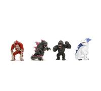 Godzilla x Kong 2.5"" 4-Pack Die-Cast Figures Toys for Kids and Adult