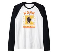 Godzilla x Kong Hear The Roar Kong Athletic Logo Movie Raglan Baseball Tee