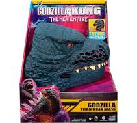 MonsterVerse Godzilla x Kong: The New Empire, Authentic Interactive Godzilla Mask, Realistic Representation of Iconic Movie Character, Includes Flexible Chin Strap to Mirror Your Movements