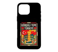 Göbekli Tepe Türkiye Flag Ancient Heritage Vintage Art Case for iPhone 16 Pro Max