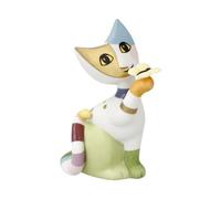 Goebel 31-400-93-1 Figurine Mini Cat Carla Rosina Wachtmeister Bisque Porcelain Multi-Coloured Size: 3 x 5.5 x 8 cm