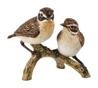 Goebel 66-845-22-1 Bird of the Year 2023 Brown Throat Pair Made of Bisque Porcelain