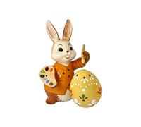 Göbel 66844891 Easter Figurine Bald ist es fertig! Colourful Easter Bunny with Easter Egg First Edition 2022