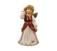 Goebel Angel Figurine Decorated for the Festival - Bordeaux Heavenly Messengers Christmas