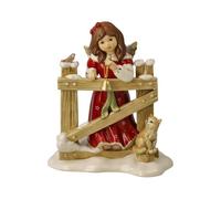 Goebel Angel Figurine Garden Visit Winter Forest Christmas