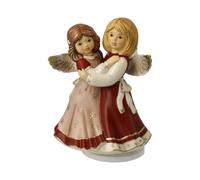 Goebel Angel Figurine Merry Christmas Bordeaux - Heavenly Messengers Christmas