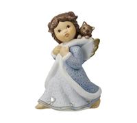 Goebel Angel Figurine Purring Companion - Winter Angels Nina & Marco