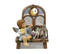 Goebel Angel Figurine Starry Night Winter Angel Nina & Marco