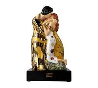 Goebel Artis Or igurine The Kiss - Porcelain Sculpture by Gustav Klimt Art Figure 33 cm Decorative Art Nouveau Figurine