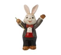 Goebel Bunny Figurine Rabbit Ingenious Conductor Easter
