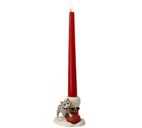 Goebel Candle Holder Lass Uns Kuscheln - Morgen kommt der Weihnachtsmann