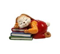 Goebel Rabbit Figurine Rabbit School Short Break, Made of Stoneware, Dimensions: 10 x 6 x 6 cm, 66-845-85-1