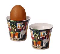 Goebel Rosina Wachtmeister 66861251 Collectable Artist Egg Cup Fine Bone China 6.5 x 6 cm Multi-Coloured