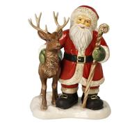 Goebel Santa and the King of the Forest Christmas Figurine