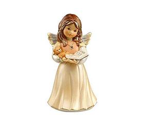 Goebel X-Mas 41-539-07-1 Angel Figurine Stoneware Multi-Coloured 7.5 cm x 7.5 cm x 14 cm