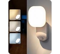 GOEBLESON Magnetic Rechargeable Motion Sensor Wall Light with Remote, 4000mAh Battery, 3 Lighting Modes, Adjustable Color Temperature, Wireless Wall Lamp for Hallway Stair Garage Bathroom ZW10YBK05