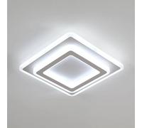 Goeco Ceiling Light LED Modern, 44 W, Square, 6500 K, for Hallway, Bedroom in White Goeco White