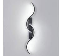 Goeco Creative Design LED Bedroom Interior Wall Light, 6500K, for Hallway in Black Goeco Black