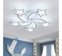 Goeco Dimmable LED Ceiling Light, 50W, With Remote Control/APP, 65 cm White Goeco White
