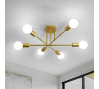 Goeco Industrial Ceiling Light Vintage Metal Pendant Light E27 Ceiling Light